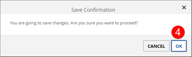 Save confirmation popup