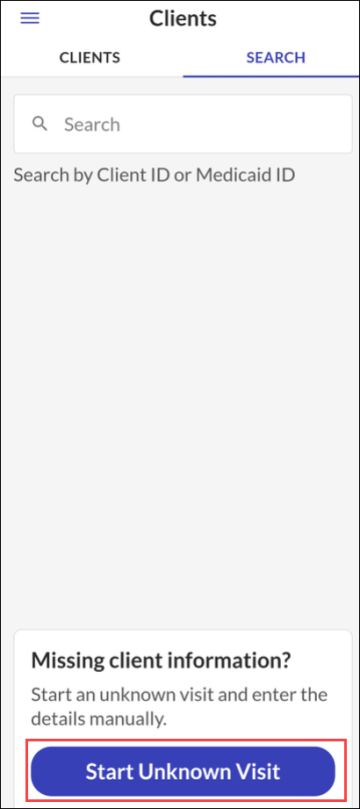 알려지지 않은 방문 시작하기