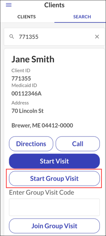 그룹 방문 시작하기