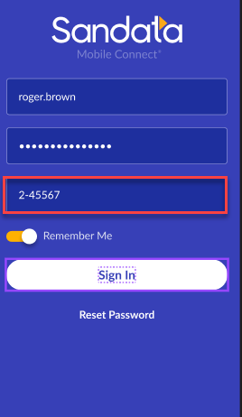 Logging in with User ID 